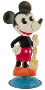 MICKEY MOUSE CELLULOID WIND-UP NODDER.