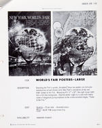 NYWF 1964-1965 INFORMATION AND PROMOTIONAL MATERIAL CATALOG.