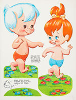 "PEBBLES AND BAMM-BAMM PAPER DOLLS" PUNCH-OUT BOOK.