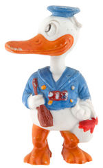 DONALD DUCK AS PAINTER RARE BISQUE.