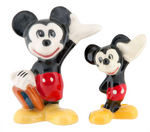 MICKEY MOUSE CERAMIC FIGURINE PAIR BY SHAW.