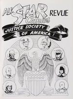 “ALL STAR COMICS REVUE” AUTOGRAPHED FANZINE AND LETTER FROM EDITOR.