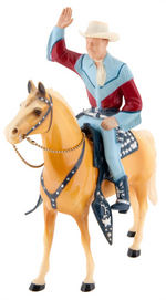"ROY ROGERS 'KING OF THE COWBOYS' AND TRIGGER" FULL SIZE HARTLAND FIGURES BOXED.