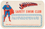 “SUPERMAN OFFICIAL KIDDIE PADDLERS” BOXED SWIM FINS.