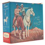 "THE LONE RANGER AND HIS GREAT HORSE SILVER"  FULL SIZE HARTLAND BOXED.