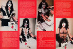"MARVEL COMICS SUPER SPECIAL - KISS" COMIC MAGAZINE PAIR WITH BLOOD IN INK.