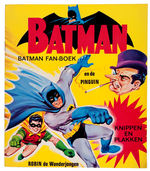 "BATMAN" DUTCH STICKER/ACTIVITY BOOK TRIO.