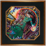 BARRY SMITH FRAMED “PANDORA” AND UNFRAMED “THE ENCHANTMENT” SIGNED PRINT PAIR.