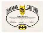"OFFICIAL BATMAN & JOKER ELECTRIC GUITAR" LIMITED EDITION PAIR.