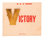 “VICTORY” LARGE “V” ON ORIGINAL CARD.