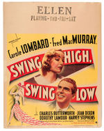 "SWING HIGH, SWING LOW" WINDOW CARD.