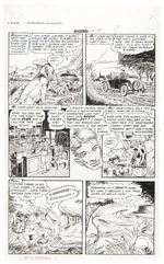 "MYSTERIES" #6 COMPLETE HORROR COMIC BOOK STORY ORIGINAL ART BY S. M. IGER STUDIO ARTIST.