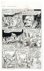 "MYSTERIES" #6 COMPLETE HORROR COMIC BOOK STORY ORIGINAL ART BY S. M. IGER STUDIO ARTIST.