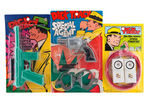 DICK TRACY CARDED TOY LOT.