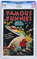 "FAMOUS FUNNIES" #212 (BUCK ROGERS) JULY 1954 CGC 7.0 FINE/VF.