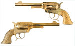 “ROY ROGERS” GOLD-PLATED CAP PISTOL PAIR BY CLASSY.
