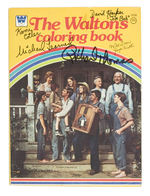 "THE WALTONS" CAST-SIGNED COLORING BOOK.