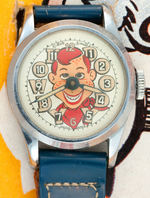"HOWDY DOODY WRIST WATCH" WITH MOVABLE EYES/BOXED.