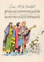 "KING FEATURES" COMIC STRIP CHARACTERS SONG FOLIO/SHEET MUSIC.