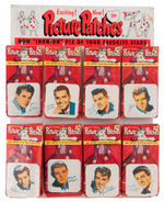 TEEN IDOLS “PICTURE PATCHES” DISPLAY WITH SHIPPING CARTON.