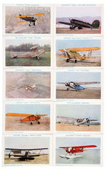 "REAL AIRPLANE PICTURES" NECCO CANDY PREMIUM CARD SET.