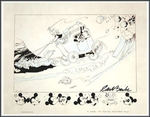 "CARL BARKS 95TH BIRTHDAY COMMEMORATIVE" SIGNED LIMITED EDITION PRINTS.