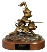 BILL JUSTICE CHIP AND DALE “DRAGON AROUND” LIMITED EDITION BRONZE SCULPTURE.