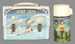 "STAR TREK" METAL DOME LUNCHBOX WITH THERMOS.
