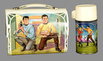 "STAR TREK" METAL DOME LUNCHBOX WITH THERMOS.