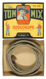 “THE TOM MIX RODEO ROPE” BOXED WITH INSTRUCTIONS.