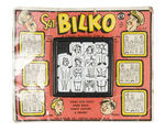 "SGT. BILKO" SLIDING TILE PUZZLE ON CARD.