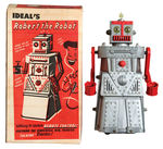 “IDEAL’S ROBERT THE ROBOT” BOXED TOY.