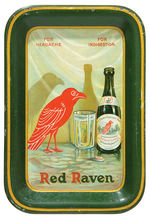 “RED RAVEN APERIENT WATER” TIP TRAY.