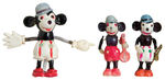 MICKEY MOUSE CELLULOID FIGURE TRIO.