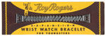 “ROY ROGERS EXPANSION WRIST WATCH BRACELET” ON CARD.