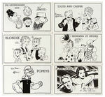 “KING FEATURES SYNDICATE” EXHIBIT CARD SET.