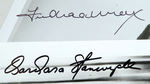 DOUBLE INDEMNITY - FRED MACMURRAY & BARBARA STANWYCK SIGNED PHOTO PAIR.