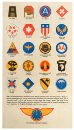 “CAPTAIN MIDNIGHT SLEEVE INSIGNIA OF THE UNITED STATES ARMY” BOOKLET.