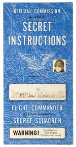 CAPTAIN MIDNIGHT “OFFICIAL COMMISSION AND BOOK OF SECRET INSTRUCTIONS.”