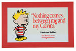 CALVIN AND HOBBES/THE FAR SIDE” TWO SIDED PROMO BUS SIGN.