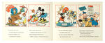 DISNEY STUDIO CHRISTMAS CARD FOR 1935 WITH ENVELOPE.