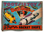 "TOOTSIETOY'S BUCK ROGERS 25TH CENTURY ROCKET SHIPS" RARE BOXED SET.