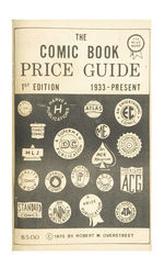“OVERSTREET COMIC BOOK PRICE GUIDE” FIRST EDITION.
