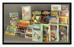 LARGE AND IMPRESSIVE GROUP OF “OVERSTREET COMIC BOOK PRICE GUIDE”	 BOOKS.