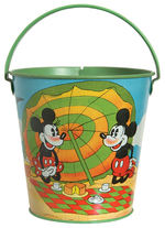 MICKEY AND MINNIE MOUSE SAND PAIL.