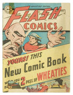 “FLASH COMICS” WHEATIES PROMOTIONAL COMIC.