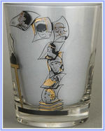 “DC” PROMOTIONAL GLASS.