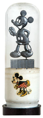 1930s NIGHT LIGHT WITH MICKEY MOUSE FIGURAL FILAMENT LIGHT BULB.