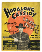 HOPALONG CASSIDY BOXED COWGIRL OUTFIT.