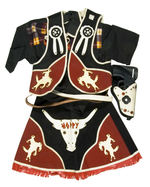 HOPALONG CASSIDY BOXED COWGIRL OUTFIT.